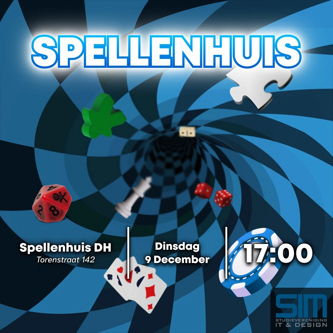 Poster Spelletjes avond